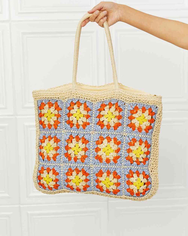 Fame Off The Coast Straw Tote Bag
