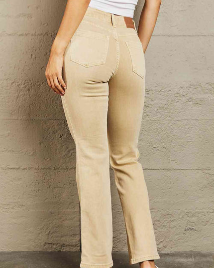 Judy Blue Cailin Full Size Mid Rise Garment Dyed Bootcut Jeans
