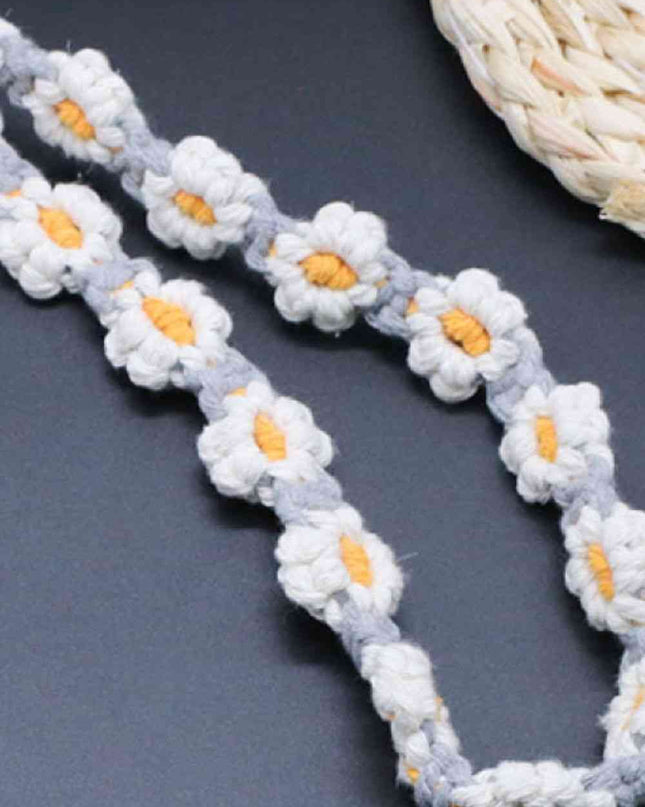 Flower Macrame Phone Lanyard