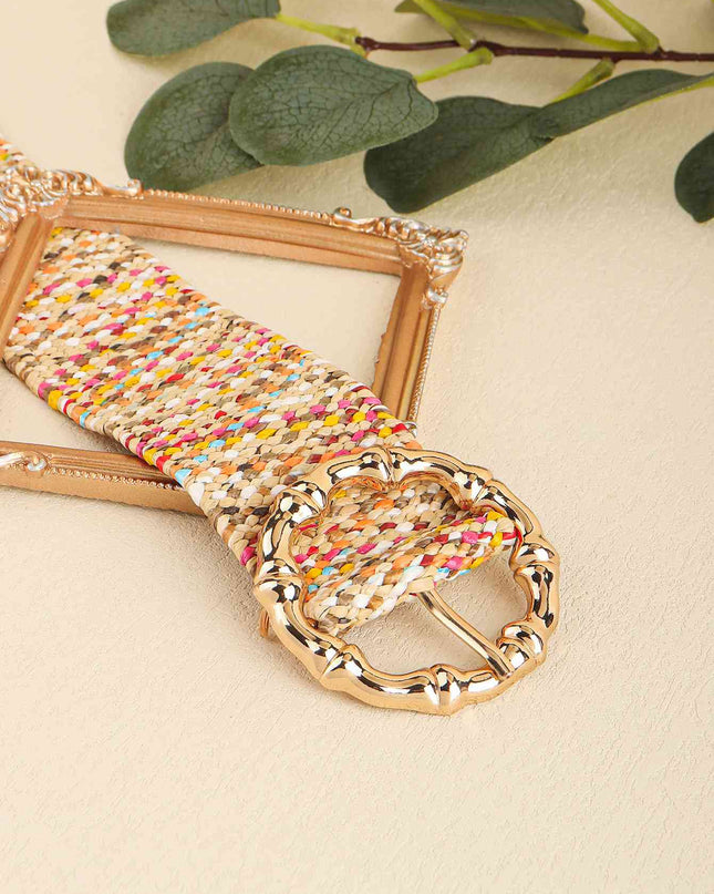 Multicolored Wide Belt