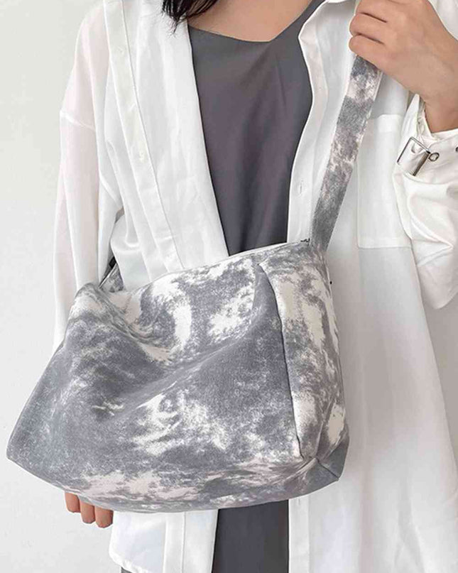 Tie-Dye Canvas Crossbody Bag