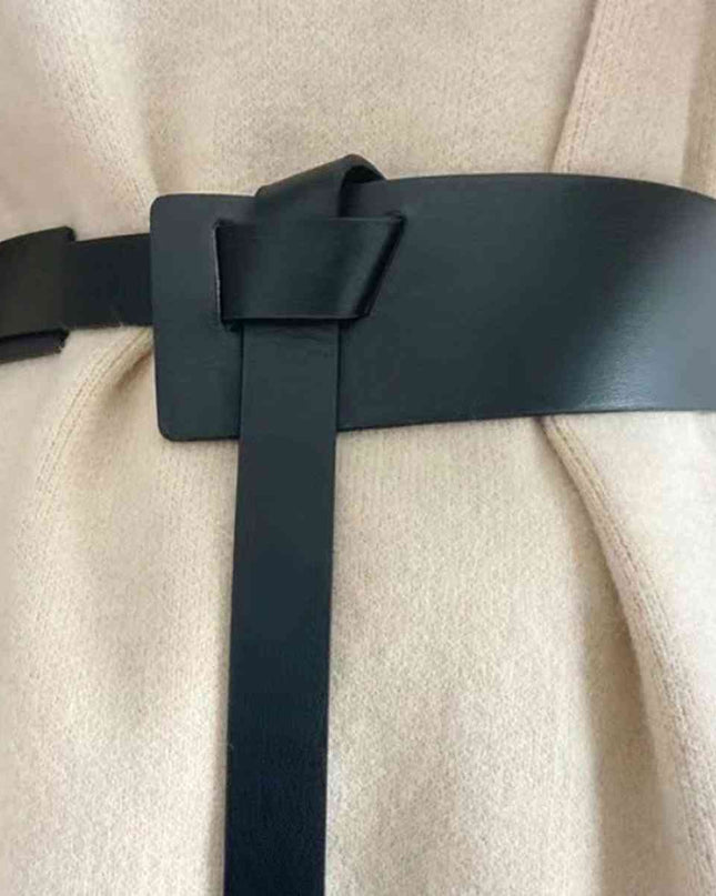 Knot Detail PU Belt
