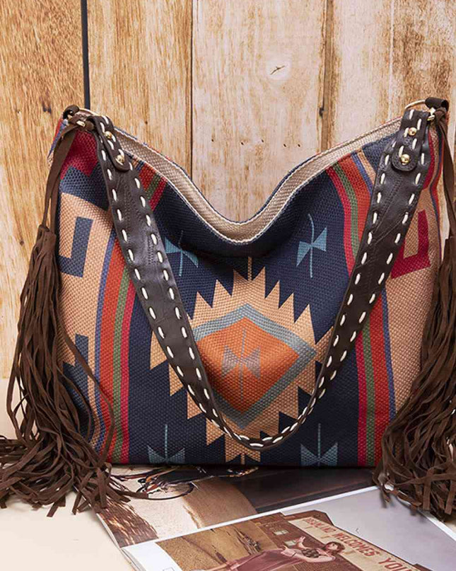 Geometric Canvas Tote Bag