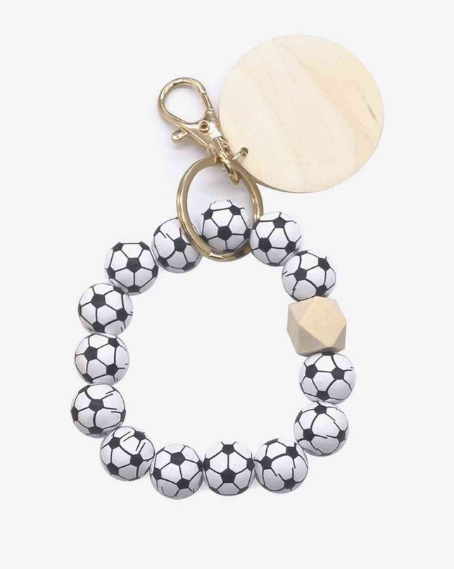 Assorted 4-Pack Wristlet Bead Key Chain