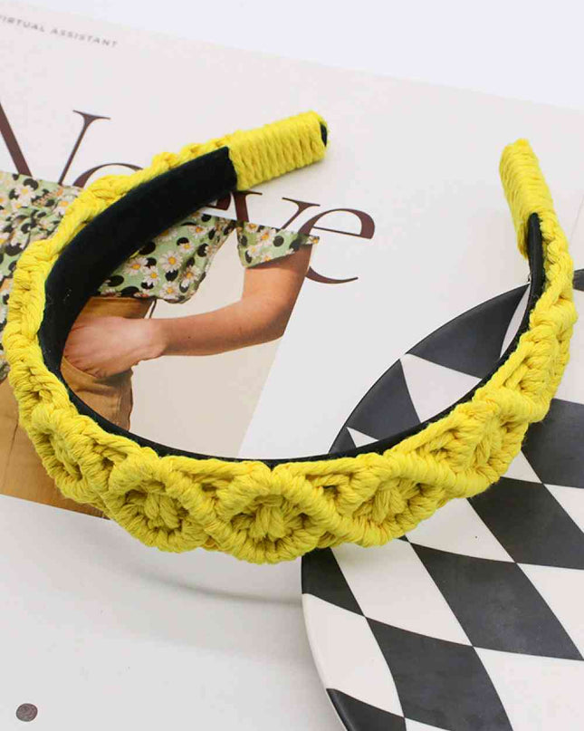 Can't Stop Your Shine Macrame Headband