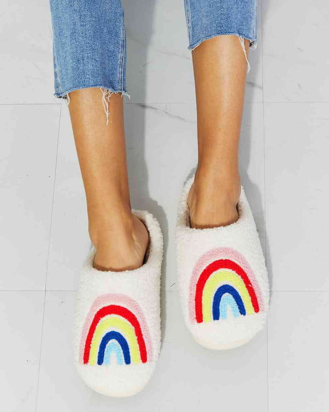 MMShoes Rainbow Plush Slipper