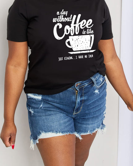 Simply Love Full Size Slogan Graphic Cotton Tee
