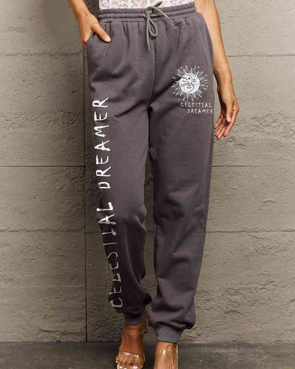 Simply Love Full Size CELESTIAL DREAMER Graphic Sweatpants
