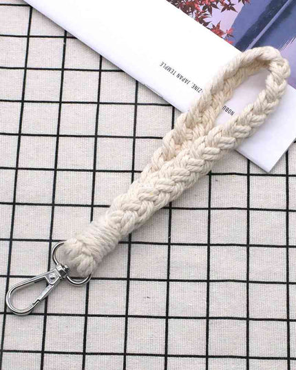 Assorted 4-Piece Macrame Keychain