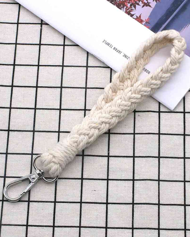 Assorted 4-Piece Macrame Keychain