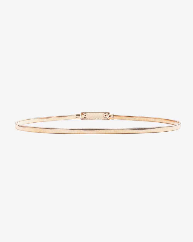 Elastic Iron Skinny Belt