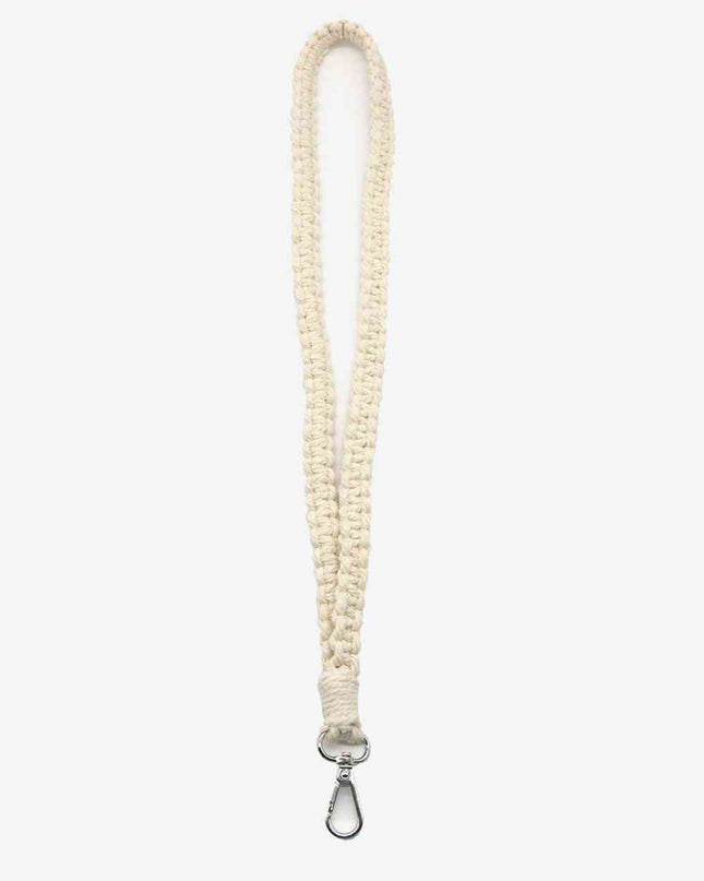 Assorted 2-Pack Hand-Woven Lanyard Keychain