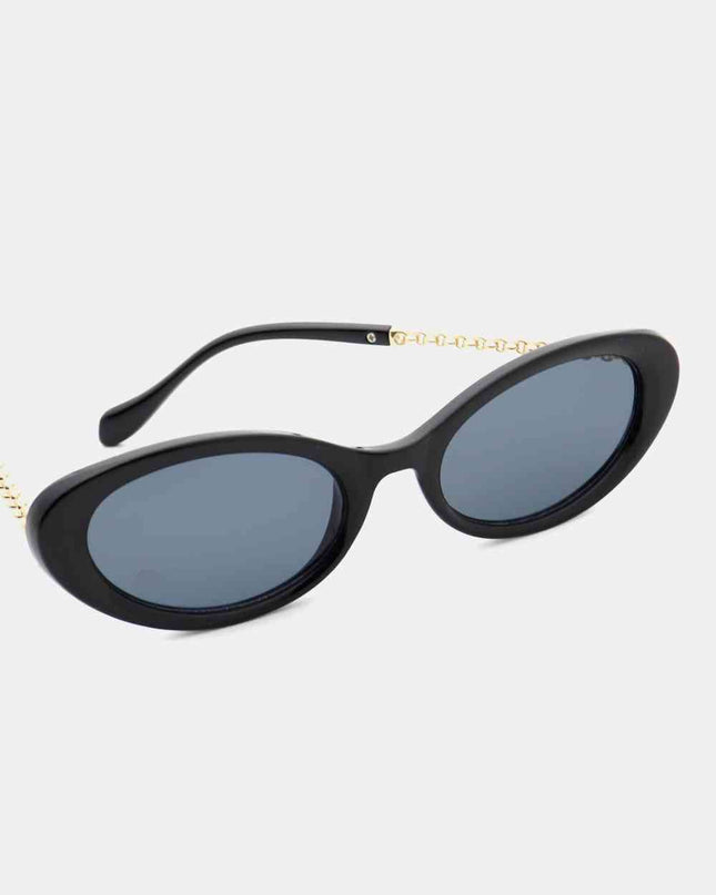Polycarbonate Frame Cat-Eye Sunglasses