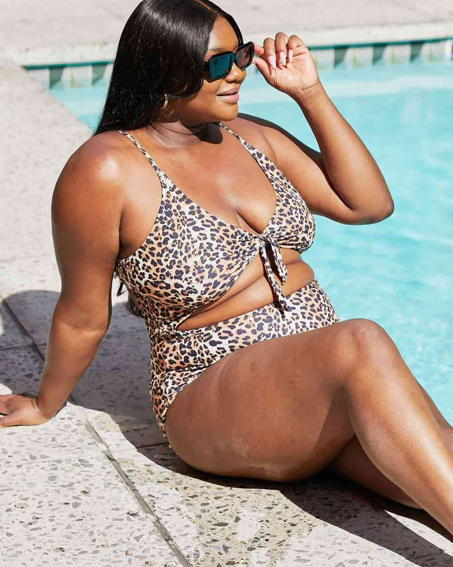 Marina West Swim Lost At Sea Cutout One-Piece Swimsuit
