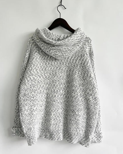 Zip Up Drawstring Long Sleeve Hooded Sweater