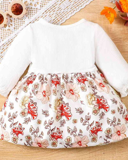 Floral Bow Detail Dress