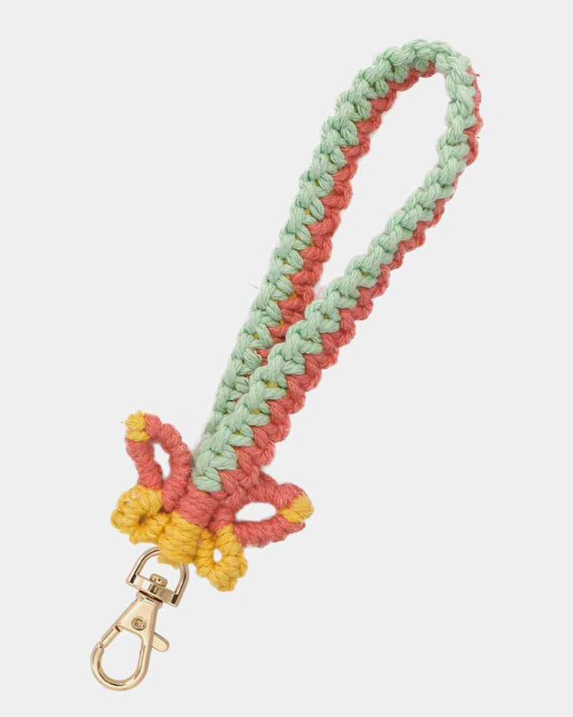 Butterfly Shape Macrame Key Chain