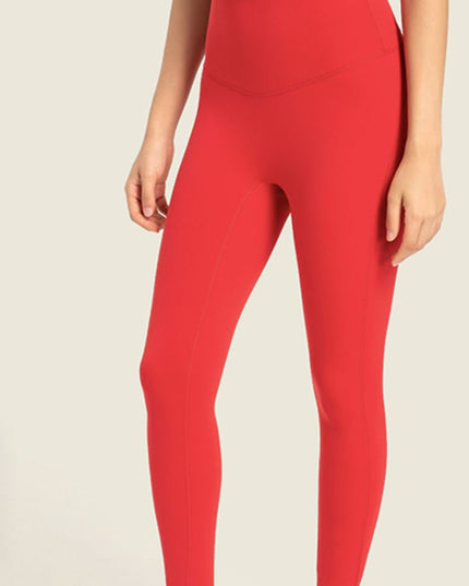 Seamless High-Rise Wide Waistband Yoga Leggings