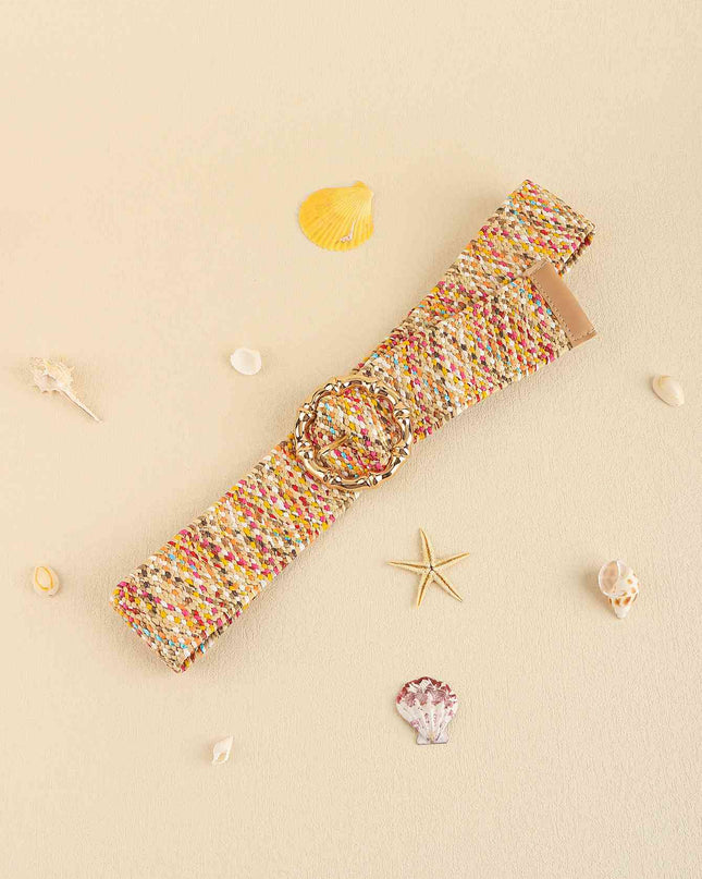 Multicolored Wide Belt