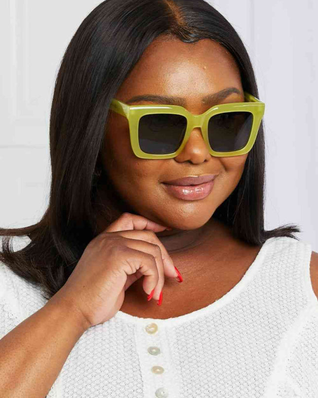 Square TAC Polarization Lens Sunglasses