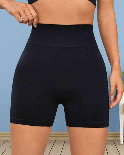 Wide Waistband Sports Shorts
