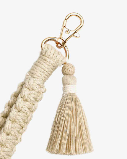 Wristlet Keychain with Tassel