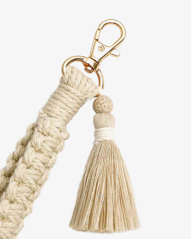 Wristlet Keychain with Tassel