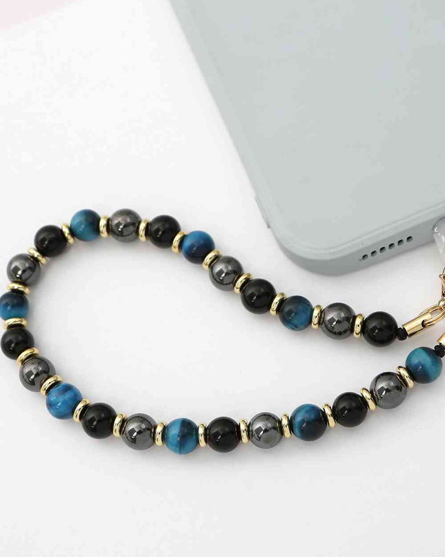 Natural Stone Beads Key Chain