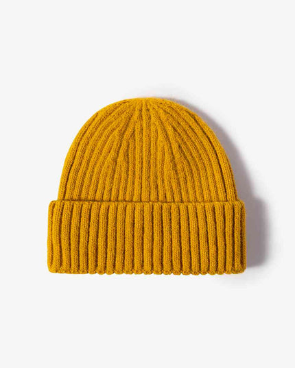 Rib-Knit Cuff Beanie