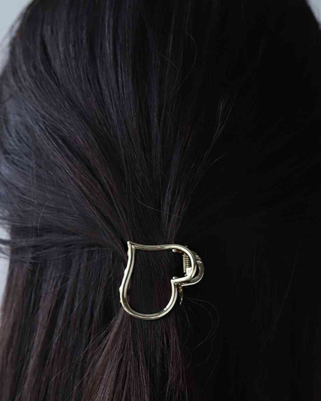 Heart-Shaped Hair Claw