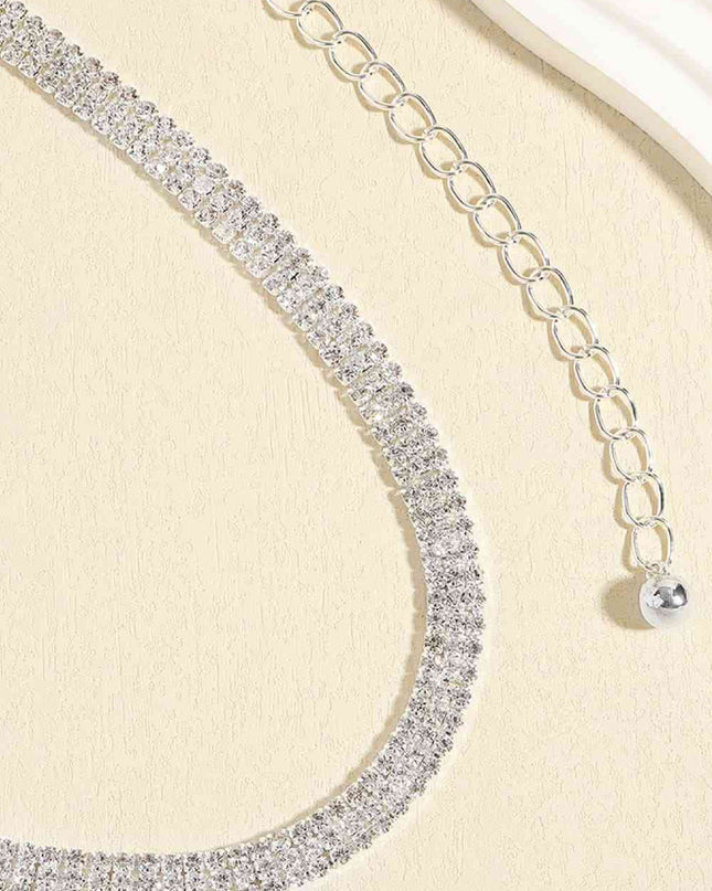Rhinestones Alloy Belt