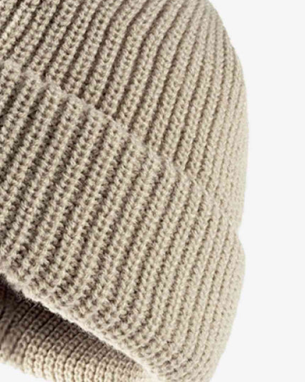 Calling For Winter Rib-Knit Beanie