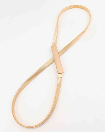Elastic Iron Skinny Belt