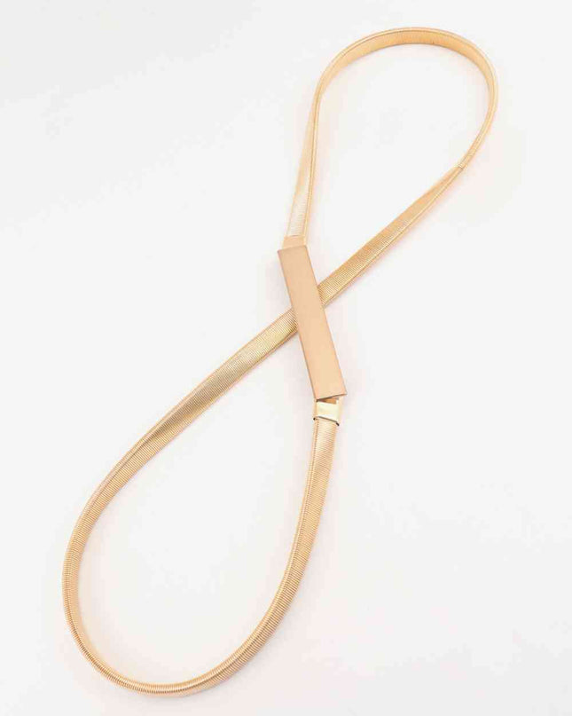 Elastic Iron Skinny Belt