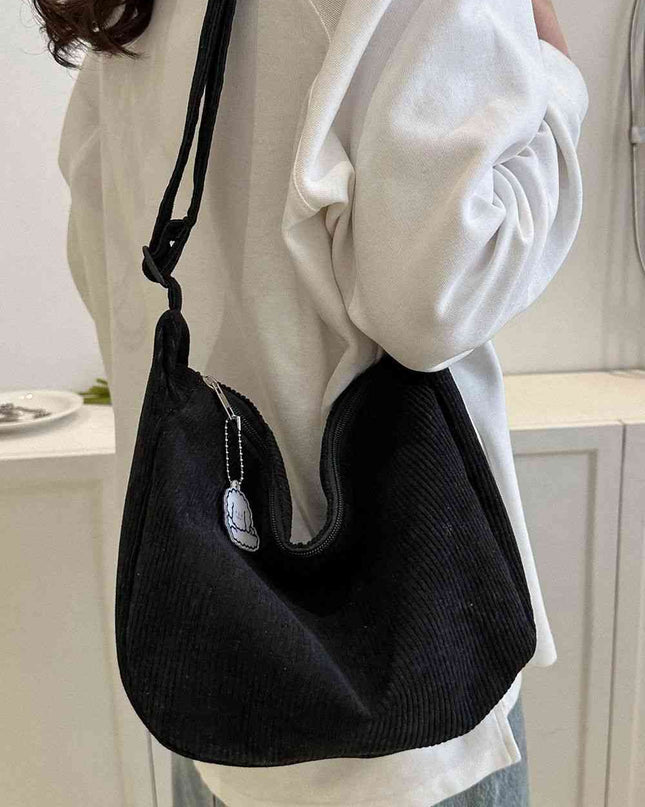 Large Corduroy Shoulder Bag