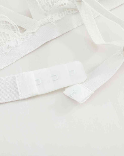 Lace Lingerie Three-Piece Set