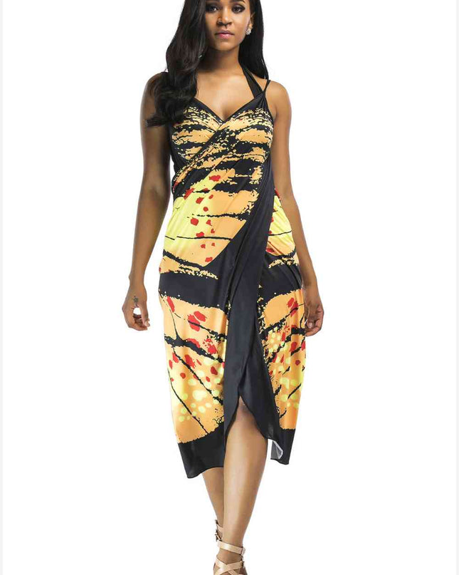 Butterfly Spaghetti Strap Cover Up