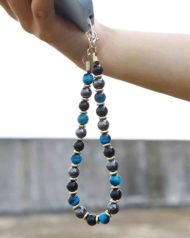 Natural Stone Beads Key Chain