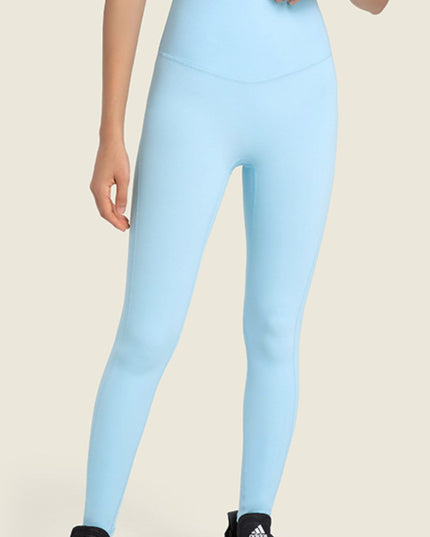 Seamless High-Rise Wide Waistband Yoga Leggings