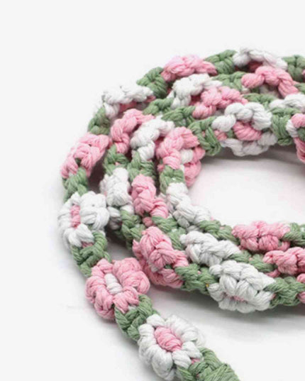 Macrame Flower Lanyard