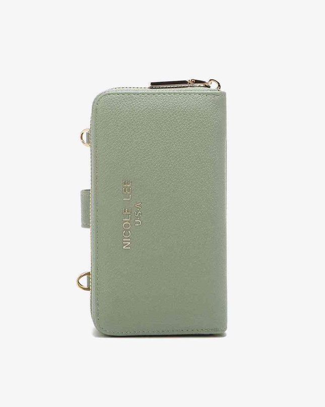 Nicole Lee USA Two-Piece Crossbody Phone Case Wallet