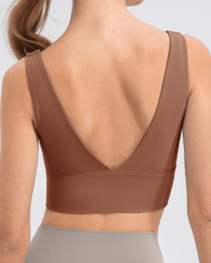 Scoop Neck Wide Strap Active Tank