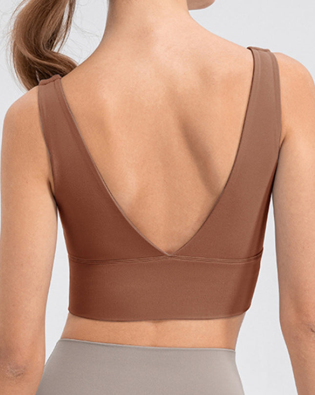 Scoop Neck Wide Strap Active Tank
