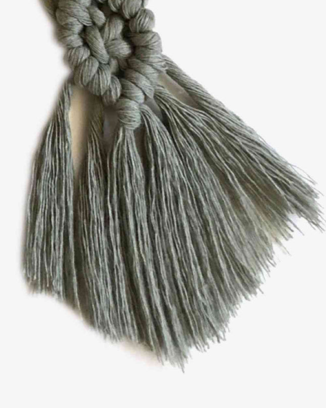 Assorted 4-Pack Macrame Fringe Keychain