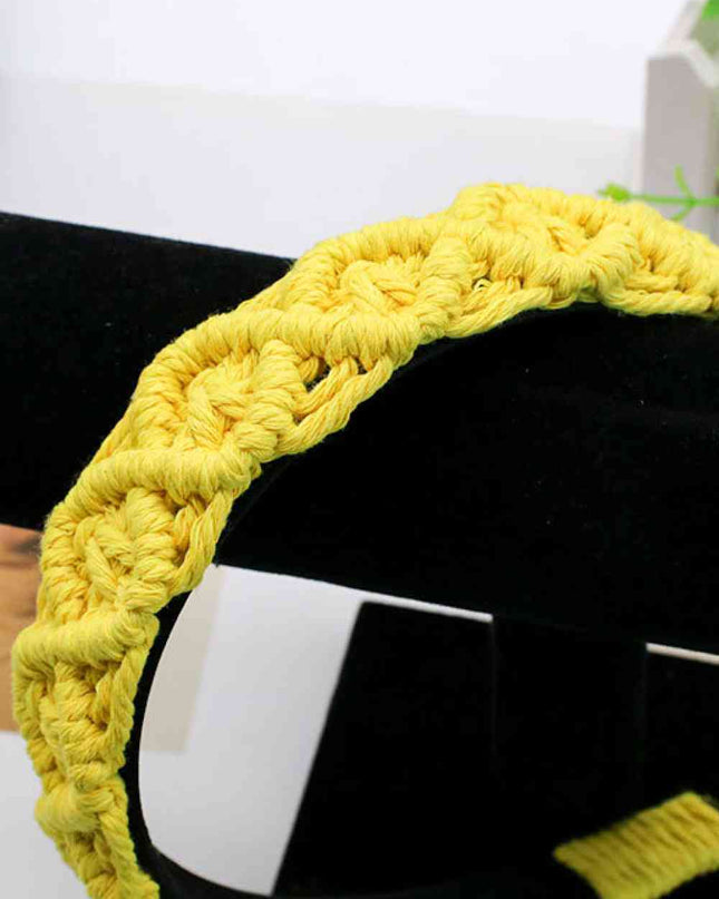 Can't Stop Your Shine Macrame Headband
