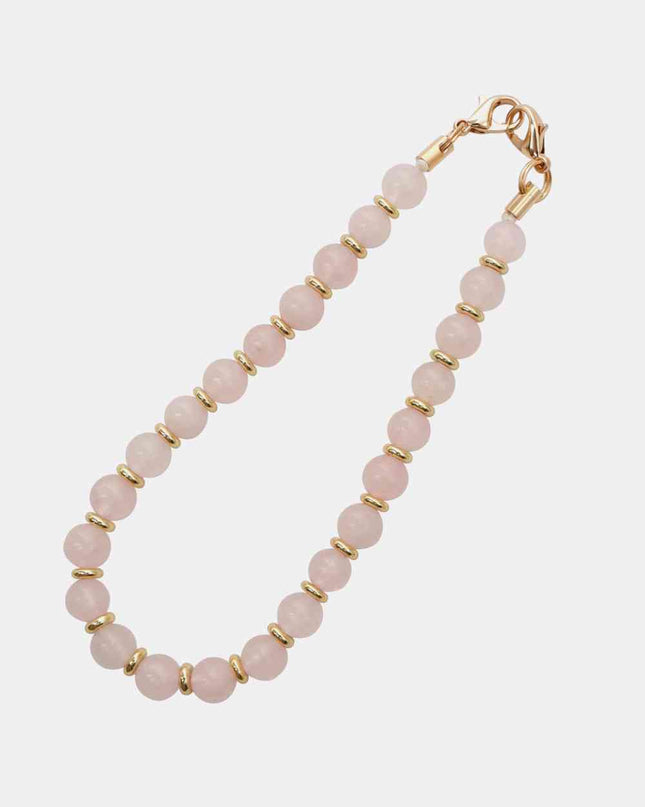 Beaded Natural Stone Key Chain