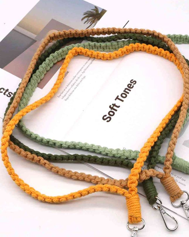 Assorted 2-Pack Hand-Woven Lanyard Keychain