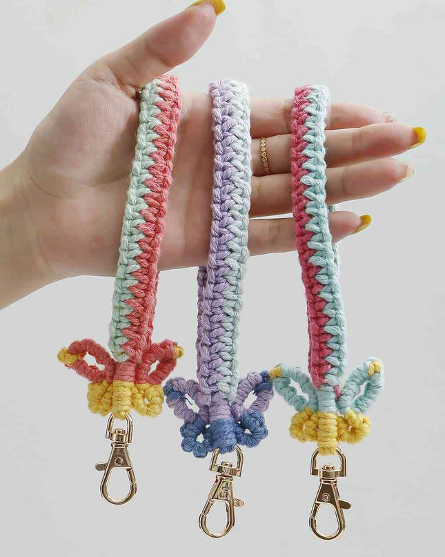 Butterfly Shape Macrame Key Chain