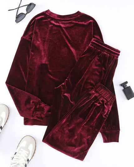 Long Sleeve Top and Pants Lounge Set