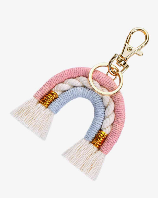 Random 4-Pack Rainbow Tassel Key Chain